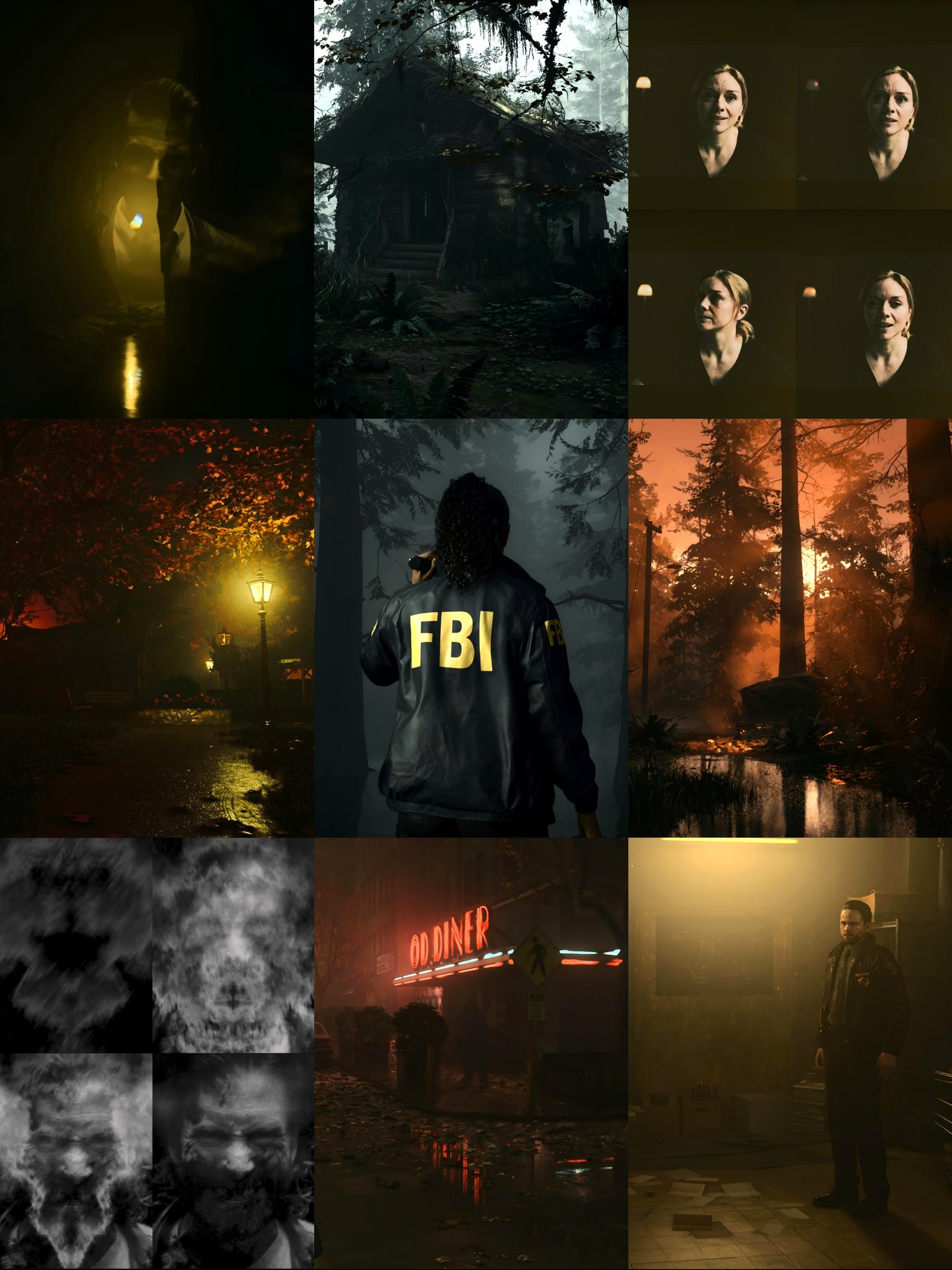 Alan Wake 2 Screenshot Collage Remedy Entertainments Community Hub